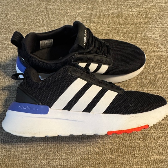Adidas Racer TR21 Black and White Running Shoes size 4.5 - Picture 8 of 10